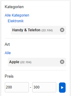 Reselling Tipps: Kategorie-Funktion eBay Kleinanzeigen